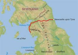 hadrian wall map